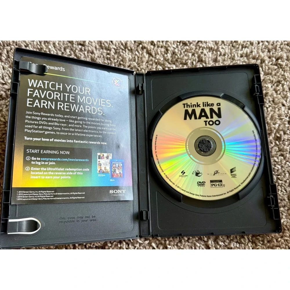 Sony Think Like a Man Too DVD Excellent Kevin Hart Comedy Las Vegas Sequel